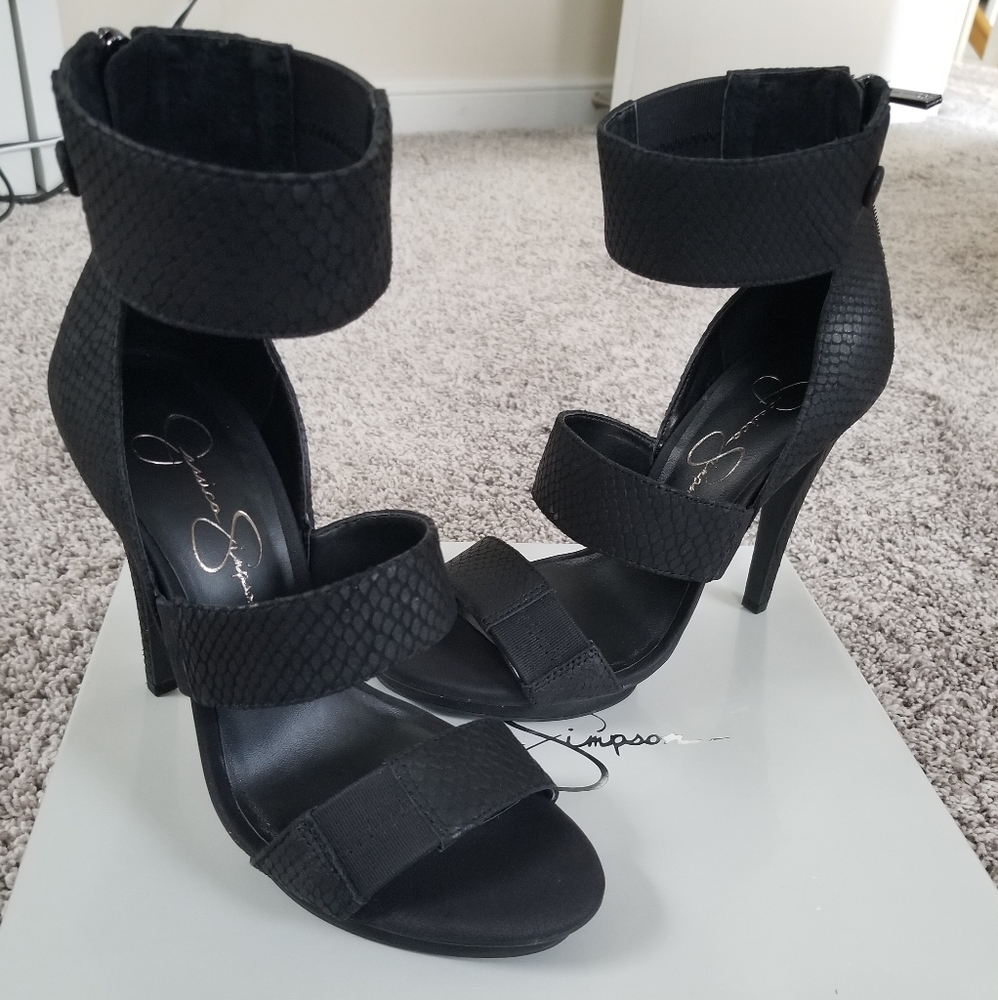 Black high heels